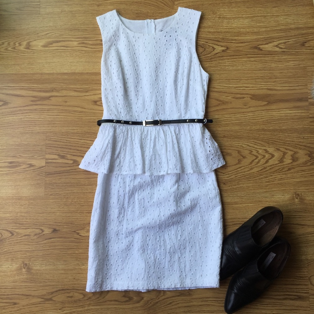 B. Smart 100% Cotton Peplum Dress size 4